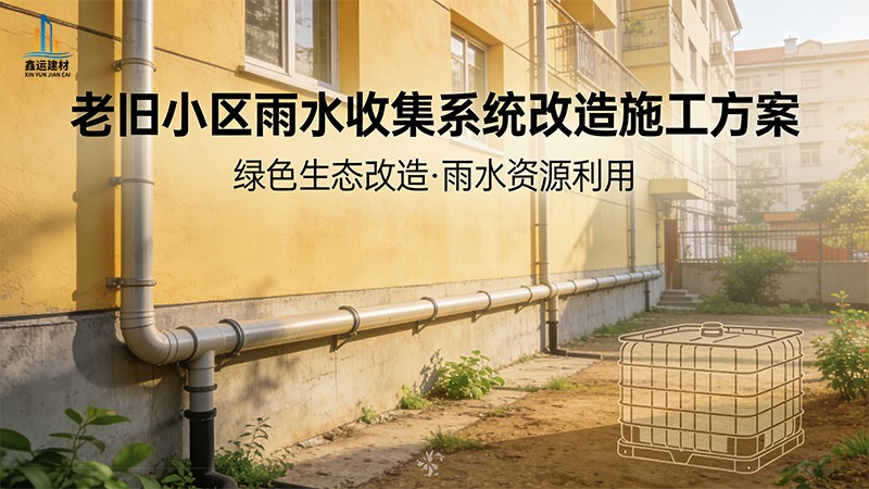 老旧小区雨水收集改造专项施工方案 老旧小区改造雨水收集系统施工方案_海绵城市更新工程