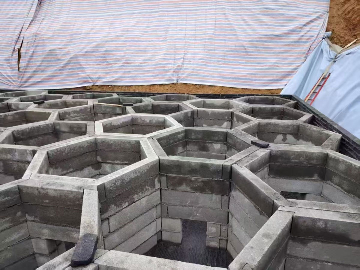 硅砂雨水收集池蜂巢结构展示 硅砂雨水收集池蜂巢结构展示