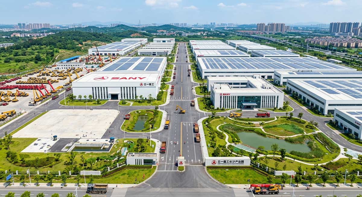 三一重工长沙厂区，破解了重工业厂区雨水收集难的痛点，实现了雨水资源的高效循环利用