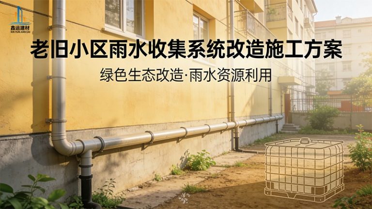 老旧小区改造雨水收集系统施工方案