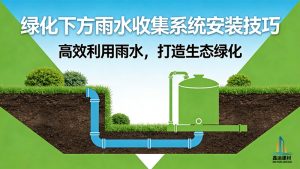 绿化下方雨水收集系统安装技巧（干货分享）
