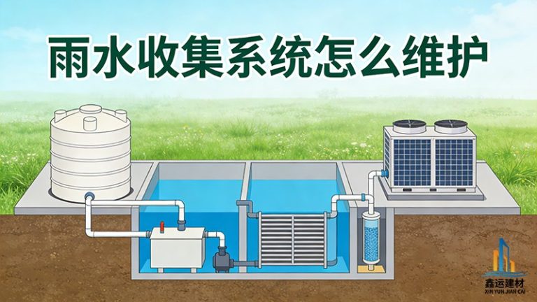 雨水收集系统怎么维护？日常保养与注意事项详解