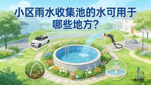 小区雨水收集池的水可用于哪些地方？