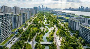 解析杭州亚运村“生态绿轴”：如何用万平米雨水花园吞吐整座社区的暴雨？