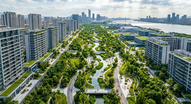 解析杭州亚运村“生态绿轴”：如何用万平米雨水花园吞吐整座社区的暴雨？