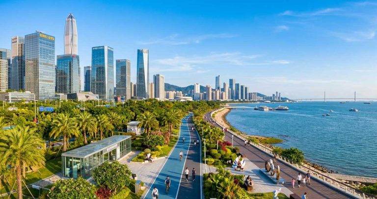 深圳蛇口自贸区绿道景观复盘：地表之下，竟藏着这样的雨水收集系统？