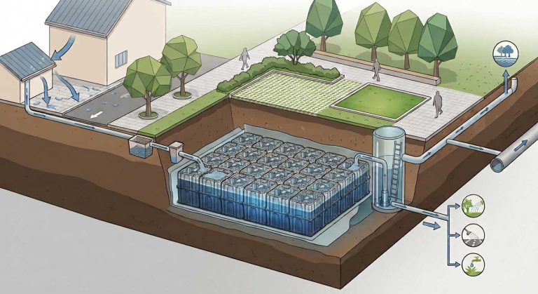 软土地基/高地下水位区域，地埋式雨水模块池如何做抗浮与地基加固？