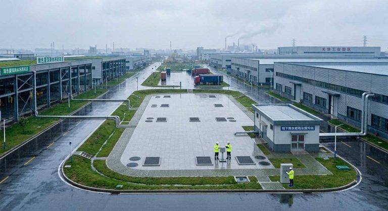 北方缺水城市工业区雨水收集案例：多介质过滤可达到循环冷却水标准