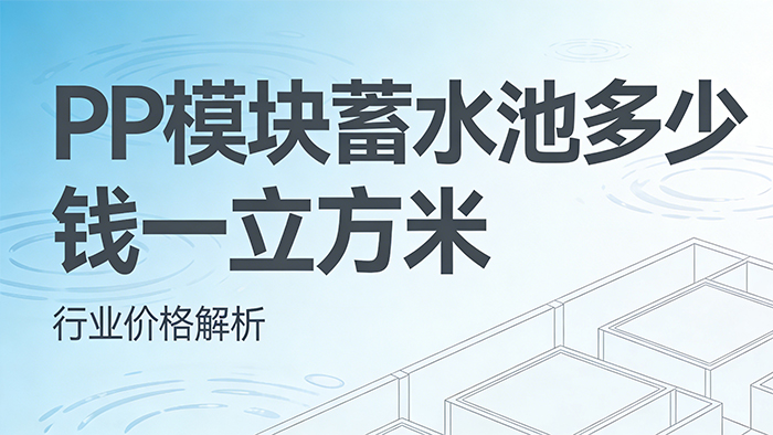 PP模块蓄水池多少钱一立方米_PP模块组合水池价格介绍