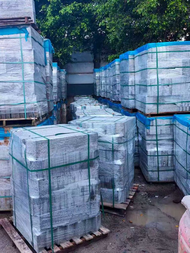 银泰国际硅砂砌块雨水收集与综合利用工程硅砂砌块细节展示