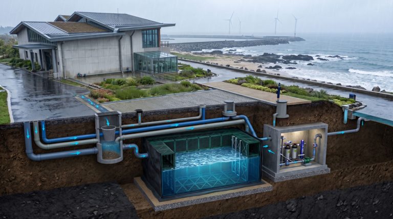 沿海雨水收集系统频繁锈蚀怎么办？高盐雾防腐选型与施工避坑全解